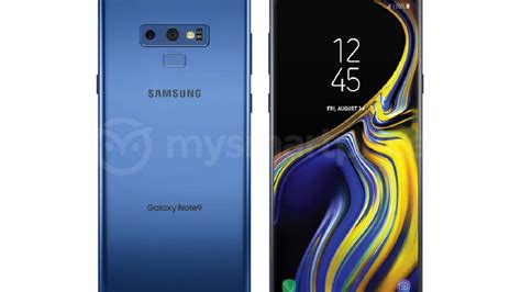 Samsung Galaxy Note 9 In Deep Sea Blue Leaks Out Phonearena