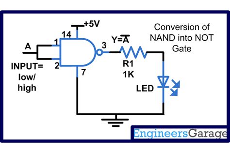 Nand Gate Circuit Diagram Using Transistor