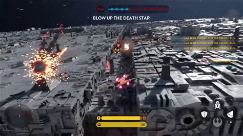 Perfect Death Star Trench Run As Luke Skywalker Youtube