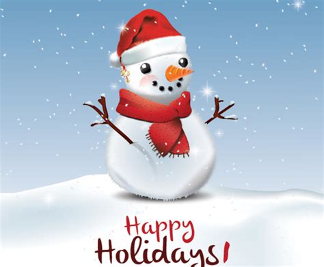 Happy Holidays Greeting Card Vector Art And Graphics