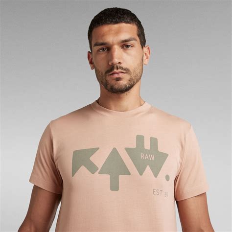 Raw Arrow T Shirt Pink G Star Raw® Us