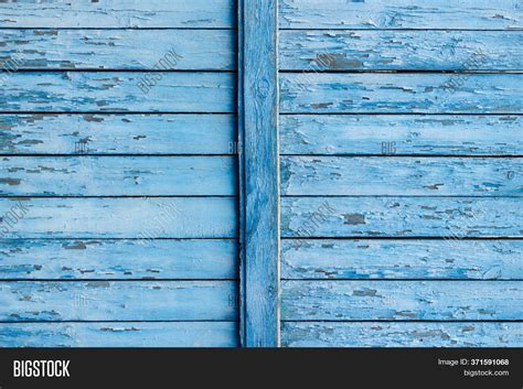 Worn Wood Painted Blue Image And Photo Free Trial Bigstock