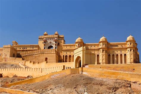 Die Festung Von Amber Rajasthan Indien