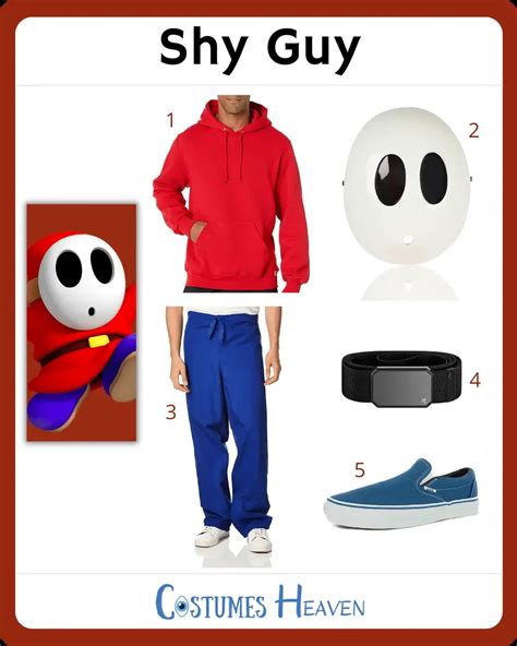 Last Minute Shy Guy Costume Idea For Cosplay And Halloween 2024