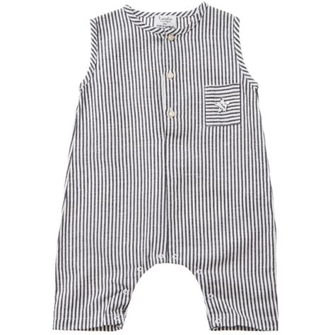 Tocoto Vintage Baby Striped Jumpsuit
