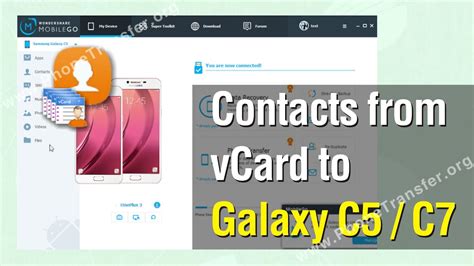 How To Import Contacts From Vcard To Galaxy C5 Vcf Files Contacts To