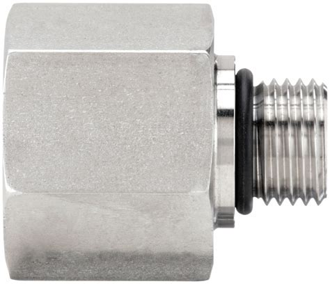 Parker Reducing Adapter 316 Stainless Steel 14 In X 14 In Fitting