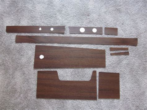 1966 Impala Ss And Caprice Dash And 4 Speed Console Wood Grain Trim Ebay