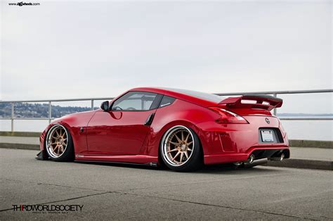 Forged Avant Garde Rims On A Red 370z Nismo — Gallery