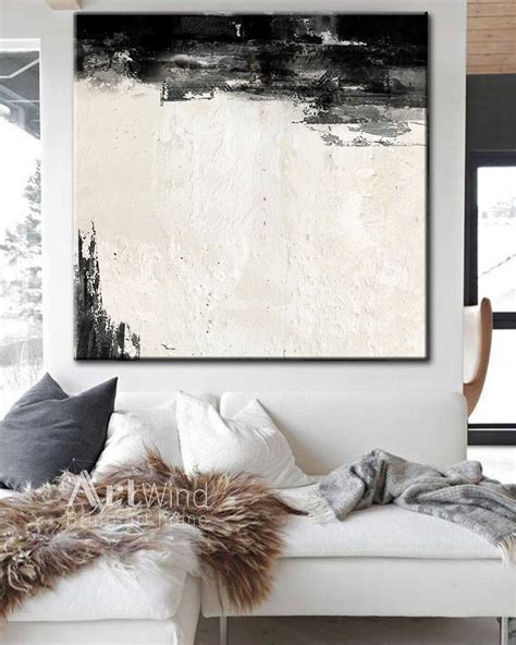 Black And Beige Abstract Art Ink Painting Beige Painting Etsy Beige