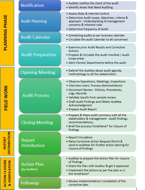Internal Audit Process Steps