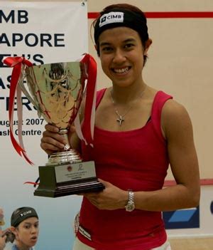 She is currently ranked world number 1 in women's squash, and is the first asian woman to achieve this. Nicol david World no 1 squash Player Profile and Pics 2011 ...