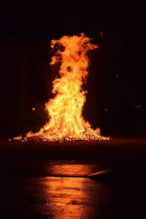 Free Images Night Celebration Flame Fire Bonfire Explosion