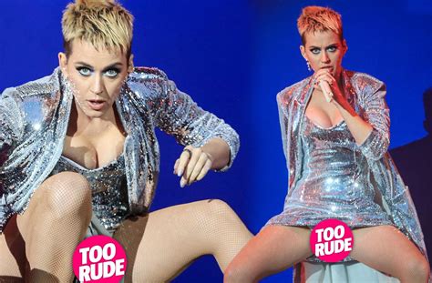 [pics] katy perry suffers a wardrobe malfunction with her panties
