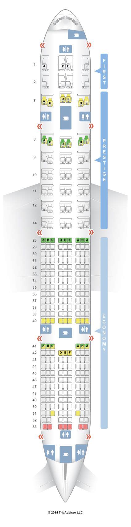 Seatguru Seat Map Korean Air Boeing 777 300er 77w V1 Seatguru