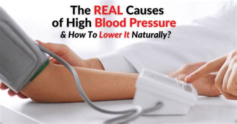 The Real Causes Of High Blood Pressure And How To Lower It Naturally