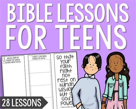 Bible Lessons For Tweens And Teens Christian Homeschool Etsy