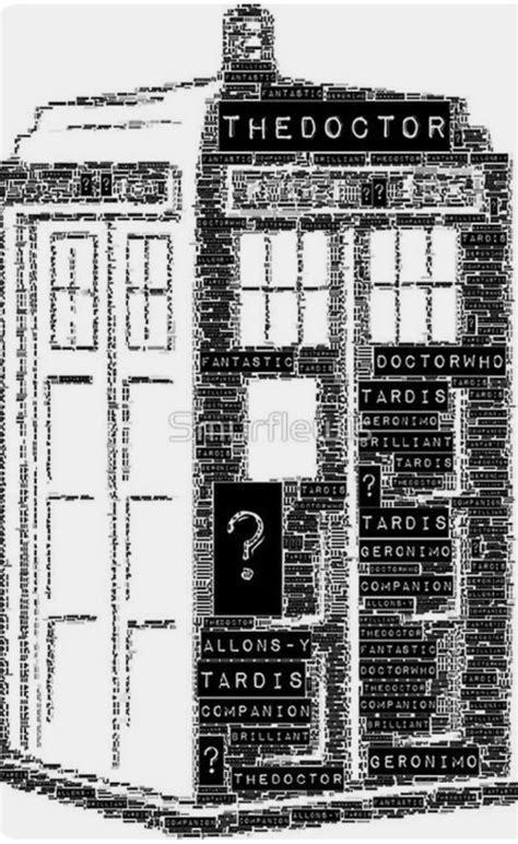 Pin By Andrew The Whovian On The Tardis Word Art Poster Tardis