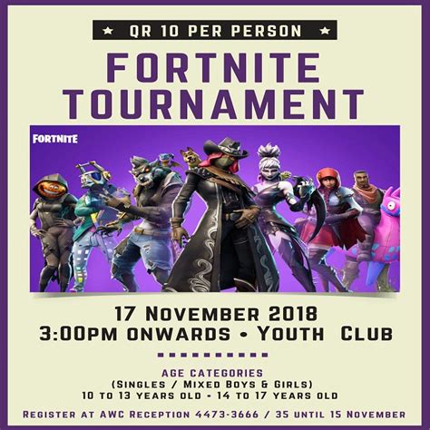 Organize or follow fortnite tournaments, get and share all the latest matches and results. Fortnite Tournament