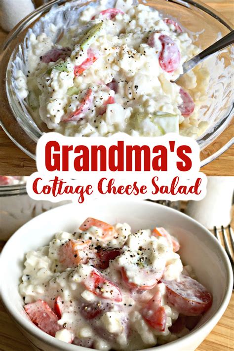 Grandmas Cottage Cheese Salad Sweet Little Bluebird
