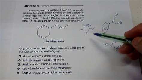 Enem 2015 O Permanganato De Potássio