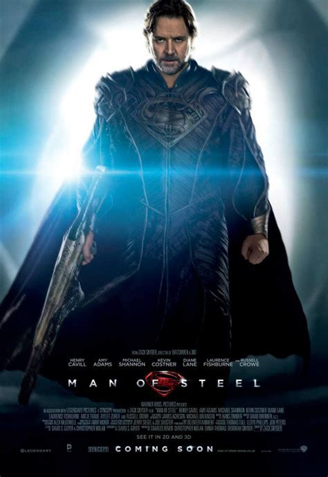 Nuevo póster de El Hombre de Acero protagonizado por Jor-El