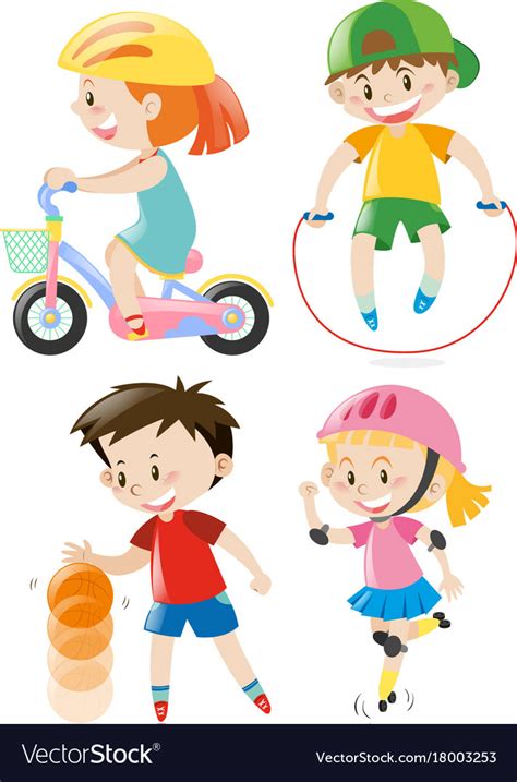 Clip Art Kids Exercising 20 Free Cliparts Download