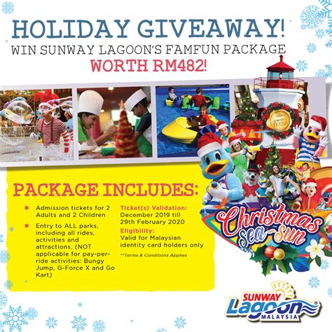 With a single admission ticket, you'll get to enjoy over 90 attractions across 6 different adventure zones including 4 dry parks and 2 wet parks. It's a holiday giveaway! Join the contest and win Sunway ...