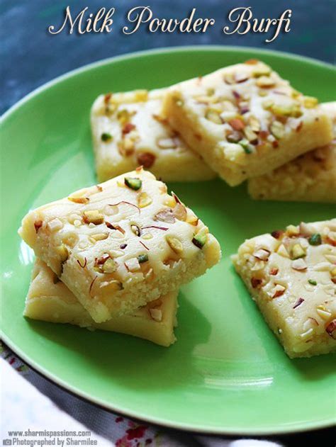 Milk Powder Barfi Recipe Burfi Recipe Recipes Indian Snack Recipes