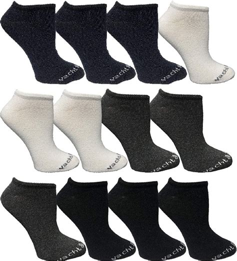 Yacht Smith Women S Assorted Colored No Show Ankle Socks Size