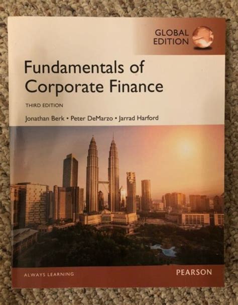 Fundamentals Of Corporate Finance Third Edition Global Edition By