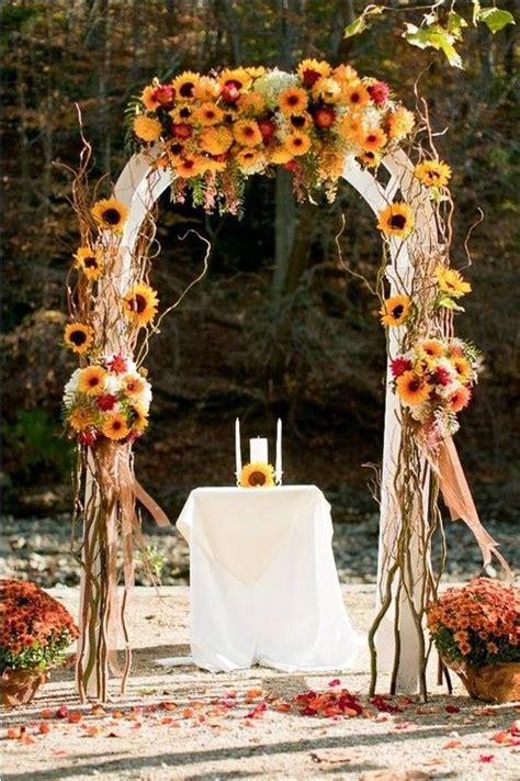 36 Fall Wedding Arch Ideas For Rustic Wedding Deer Pearl Flowers
