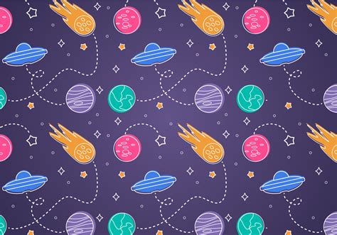 Free Space Seamless Pattern Background Illustration 107437 Vector Art