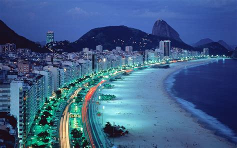 White Beach Rio De Janeiro Brazil Beach Mountains Hd Wallpaper
