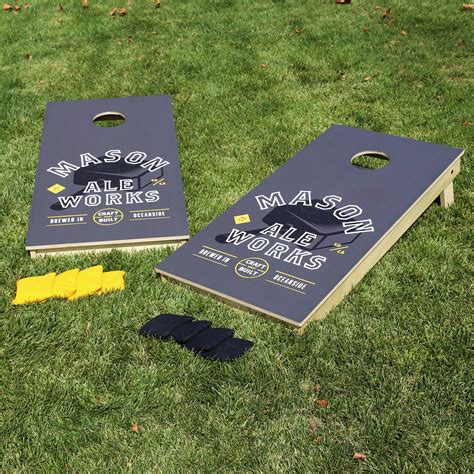 Premium Cornhole Game Angle Design