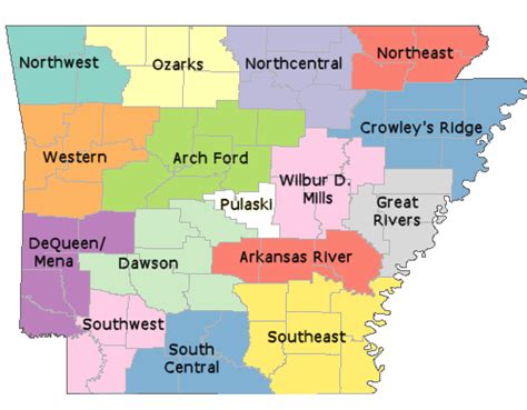 Northwest Arkansas Map With Cities Map