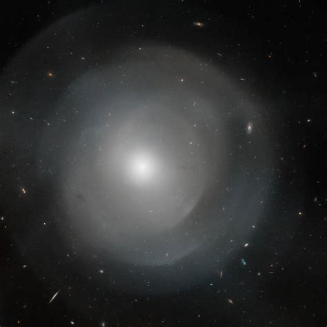 Nasas Hubble Telescope Peers Through A Spectacular Gigantic Elliptical