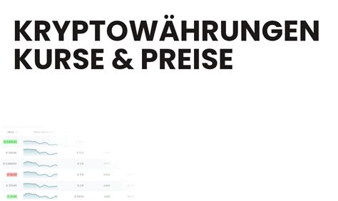 Anleitung für anfänger sinnvoll investieren jetzt lesen. Alle Kryptowährungen-Kurse » Coinmarketcap » Komplette Liste mit Charts » Bitcoin, Ethereum & Co ...