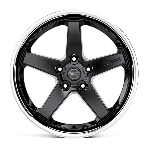 Gt Form Legacy Gloss Black With Chrome Lip 20x85 5x130 Wheel And Tyre
