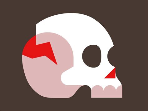 Broken Skull Skull Illustration Skulls Drawing Skull Icon