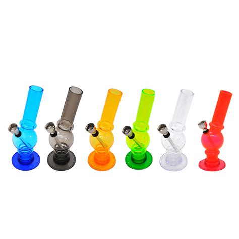 mini acrylic bongs assorted colors maybao wholesale smoking accessories