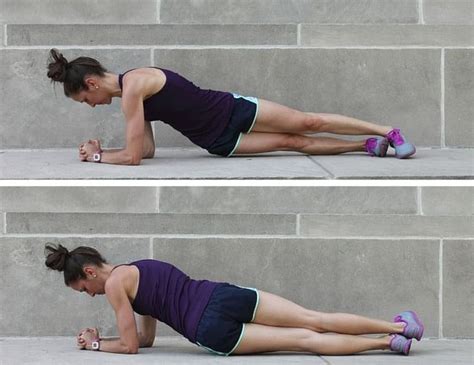 Example On How To Perform The Plank Hip Twist Plank Workout Abs