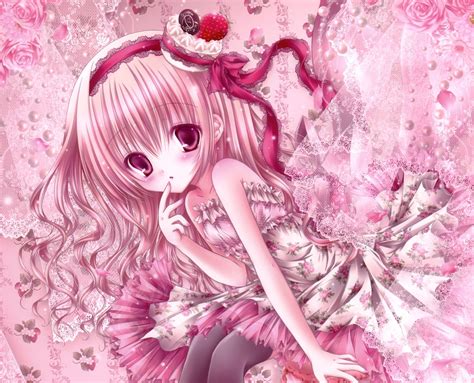 Pink Anime Girl Princess Wallpapers Wallpaper Cave