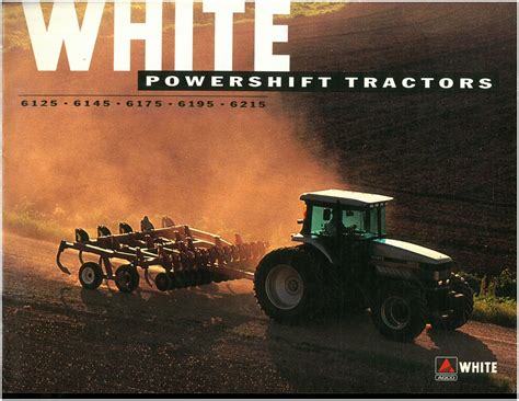 White Tractor 6125 6145 6175 6195 Brochure Agco