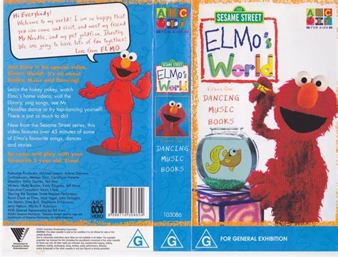 Sesame Street Elmos World Volume One Video Pal Vhs Ebay