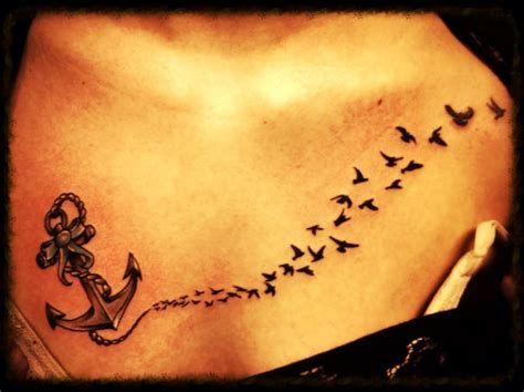 Anchor Bird Tattoos Tattoos Birds Tattoo