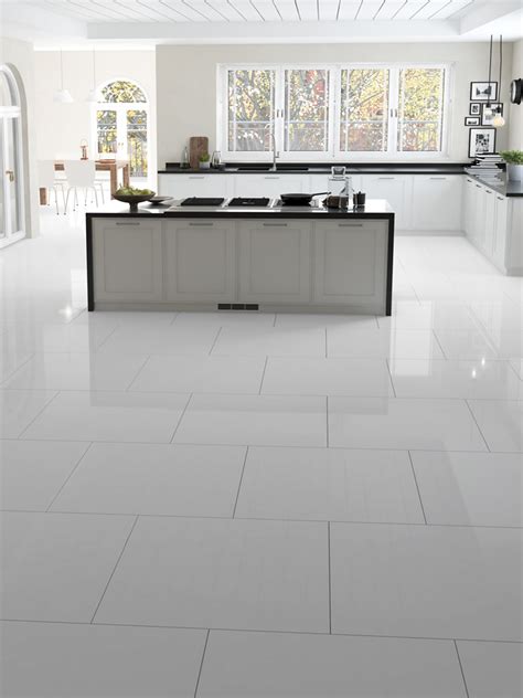 White Floor Tiles White Wall Tile Gloss White Tiles 800x800mm