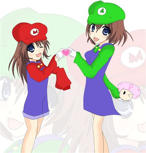 Super Mario Sisters By Potatoheart On Deviantart