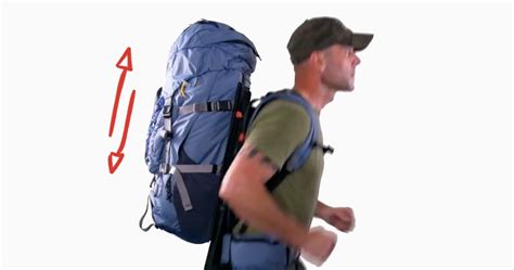 Floating Backpack Bounces Up And Down To Reduce Stress On Your Back