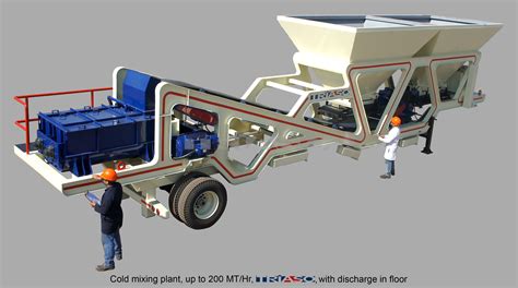 Cold Mixing Plant Up To 200 Mthr Triaso With Discharge In Floor